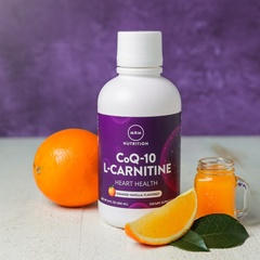 mrm l carnitine l-carnitine with coq10 liquid 16 fl oz CoQ-10 on sale at MRM CoQ 10 100mg with The daily recommended intake is one to three capsules a day L-Carnitin Untersttzung fr Fettstoffwechsel